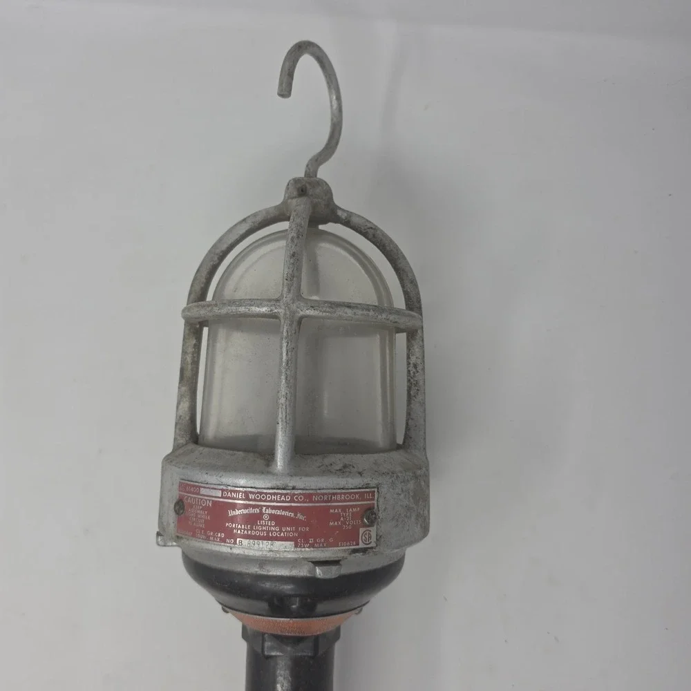 Unusual Vintage Trouble / Drop Light, Explosion Proof, Industrial, Steam Punk!
